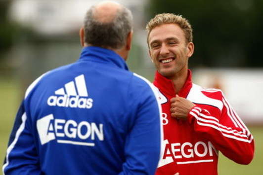 Dennis Rommedahl and Martin Jol, Ajax (foto PRO SHOTS)