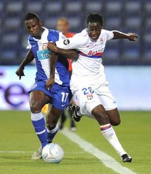 Peace Cup : Aly Cissokho (Lyon) vs Silveste Varela (FC Porto)