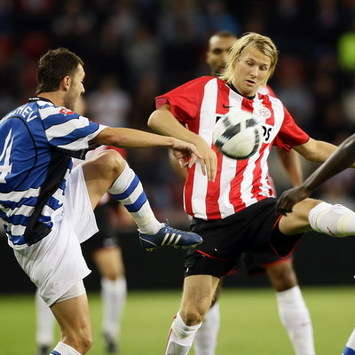 Ola Toivonen, PSV - Cherno More Varna (Foto ANP)