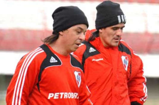 Marcelo Gallardo y Ariel Ortega - River Plate