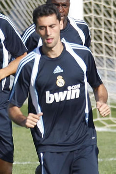 Welcome back: Alvaro Arbeloa returns to training with his boyhood club, Real Madrid (MARCA)