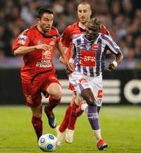 Coupe de France : Yves Deroff (Guingamp) vs Fode Mansare (Toulouse)