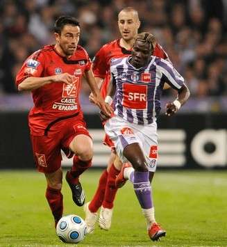 Coupe de France : Yves Deroff (Guingamp) vs Fode Mansare (Toulouse)