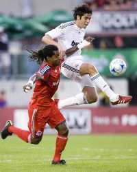 Adrian Serioux, Kaka, Toronto FC, Real Madrid (PA)