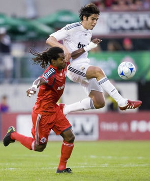 Adrian Serioux, Kaka, Toronto FC, Real Madrid (PA)
