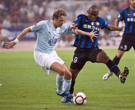 Italian Tim Supercup: Samuel Eto'o - Boronio, Inter - Lazio  