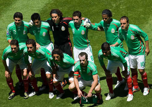 Mexico team vs USA (Mexsport)