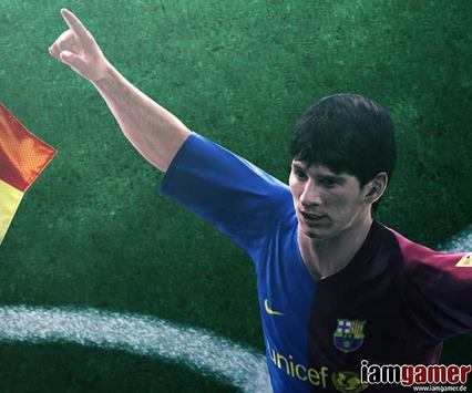 Pro Evolution Soccer 2010 Screenshot - Messi hat allen Grund zum Jubeln (iamgamer.de)