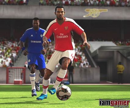 FIFA 10 Screenshot - Arsenal und Chelsea im Londoner Derby (iamgamer.de)