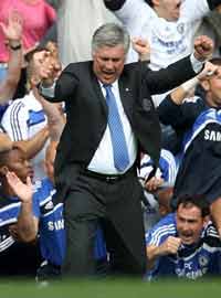 EPL: Carlo Ancelotti, Chelsea v Hull City (PA)