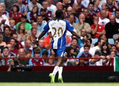 EPL: Hugo Rodallega, Aston Villa - Wigan Athletic (PA)