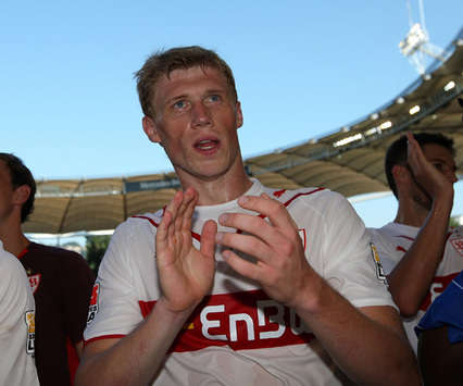 Freude bei VfB-Angreifer Pavel Pogrebnyak: Tor und Sieg gegen den SC Freiburg (firo)