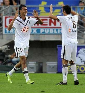 Ligue 1 : Marouane Chamakh & Yoann Gourcuff (Bordeaux)
