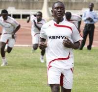 Kenya training - HS midfielder Noah Apichi
