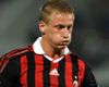 Ignazio Abate feels the heat during Milan's loss to Juventus during the Trofeo TIM