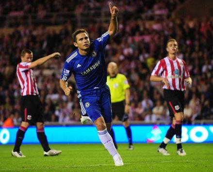 EPL: Frank Lampard, Sunderland - Chelsea (PA)