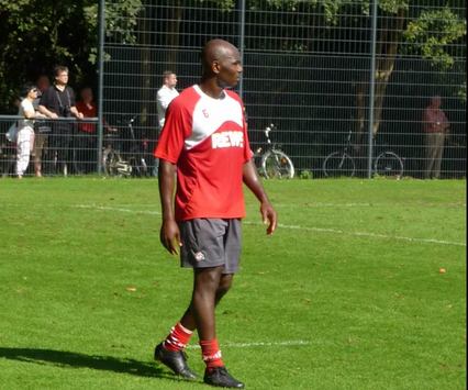 Pierre Wome Training 1. FC Köln Cologne (Duchateau/Goal.com)