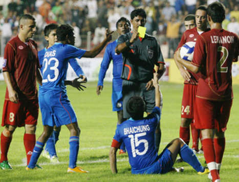 Nehru Cup: Referee Books Indian Skipper Bhaichung Bhutia (Mangopeel)