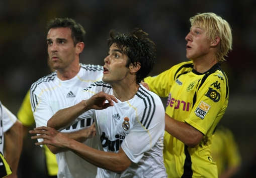 Metzelder, kaka, Koch, Borussia Dortmund-Real Madrid (FIRO)