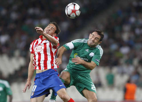 Maxi, Karagounis, Panathinaikos-Atletico de Madrid (MARCA)
