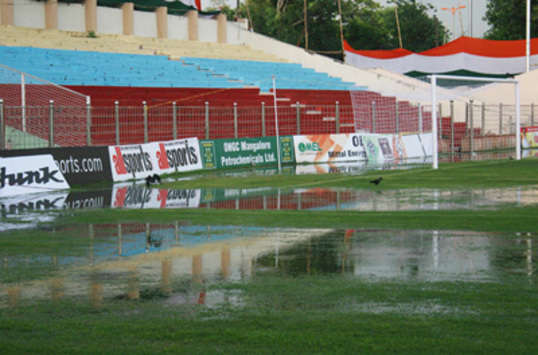 Nehru Cup - The Sri Lanka - Lebanon Game Postponed Due To Heavy Rains, Ambedkar Stadium (Mangopeel)