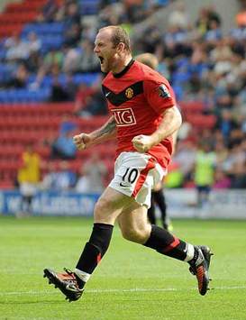 EPL: Wayne Rooney, Wigan Athletic v Manchester United (PA)