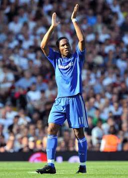 EPL: Didier Drogba, Fulham v Chelsea (PA)