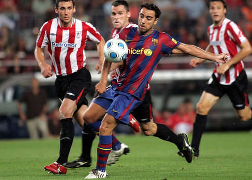 Xavi, Barcelona-Athletic (Marca)