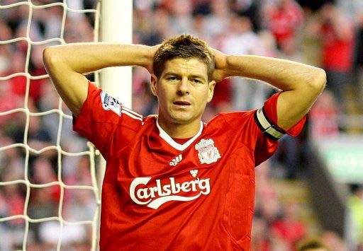 EPL: Steven Gerrard, Liverpool - Aston Villa (PA)