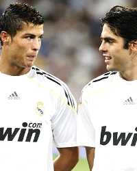 Cristiano Ronaldo, Kaka, Real Madrid, Rosenborg (MARCA)
