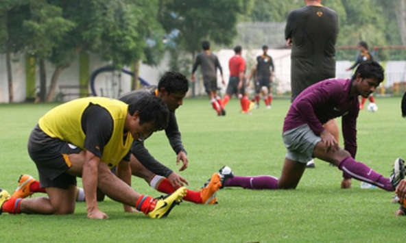 Indian Players Practising (Mangopeel)