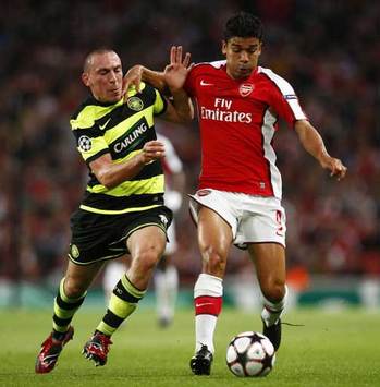 CL: Scott Brown - Da Silva Eduardo, Arsenal v Celtic (PA)