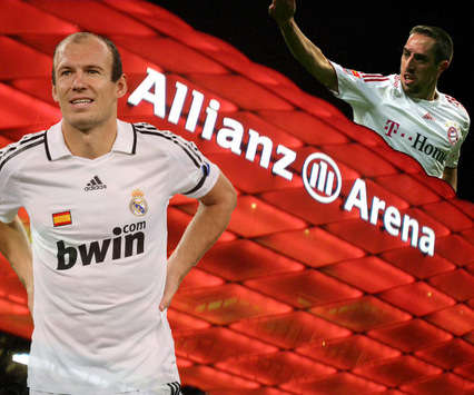Arjen Robben (Real Madrid) & Franck Ribéry (FC Bayern Munich) (Goal.com, Heier)