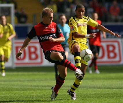 Bundesliga: Eintracht Frankfurt - Borussia Dortmund, Spycher gegen Zidan (Firo)
