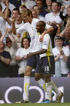 EPL: Peter Crouch, Tottenham Hotspur v Birmingham City (PA)