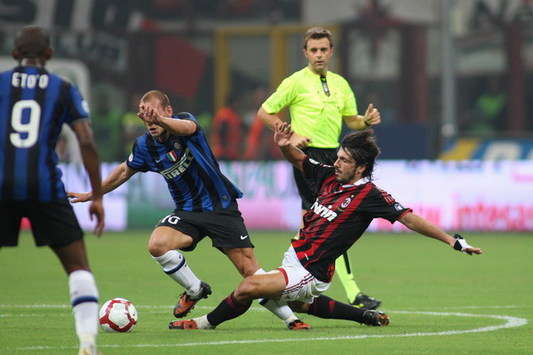 Gattuso Snejider - Milan-Inter (Grazia Neri)