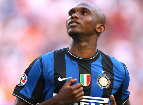 Samuel Eto'o in action for Inter
