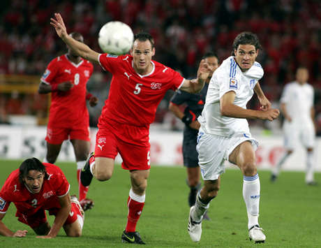 WCQ: Switzerland v Greece / Von Bergen and Charisteas (INTIME)