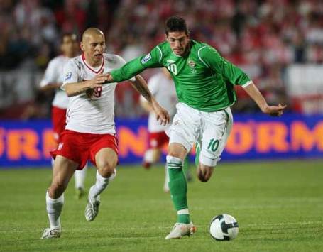WCQ: Kyle Lafferty, Poland v Northern Ireland (PA)