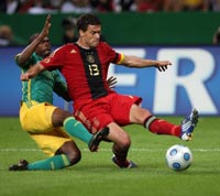 Germany - South Africa, Michael Ballack - Masilea (firo)