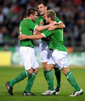International Friendly: Liam Lawrence, Republic of Ireland v South Africa (PA)