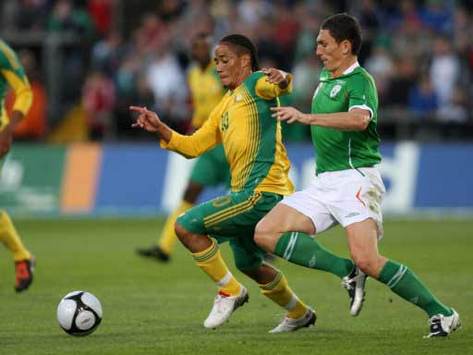 International Friendly: Steven Pienaar - Keith Andrews, Republic of Ireland v South Africa (PA)