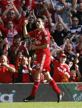 EPL: Yossi Benayoun, Liverpool v Burnley (PA)