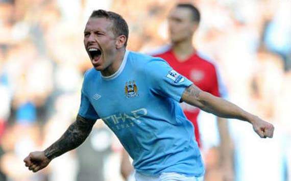 EPL: Craig Bellamy, Manchester City - Arsenal (PA)