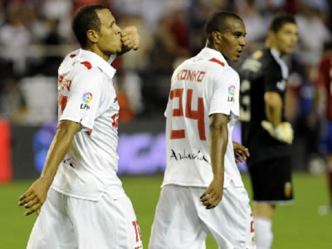 Luis Fabiano, Konko, Sevilla-Zaragoza (MARCA)