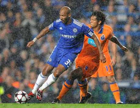 CL: Nicolas Anelka - Eduardo Bruno Alves, Chelsea v FC Porto (PA)