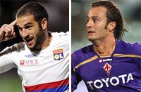 Lisandro-Gilardino - Lyon-Fiorentina - Champions League