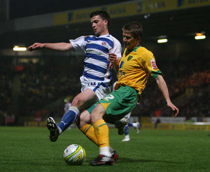 Adrian Leijer in action for Norwich City