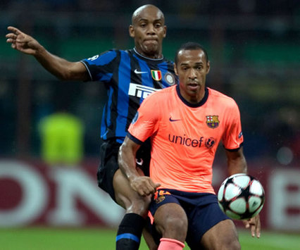 Maicon, Thierry Henry, Inter, Barcelona (MARCA)