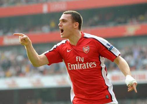 EPL: Thomas Vermaelen, Arsenal v Wigan Athletic (PA)